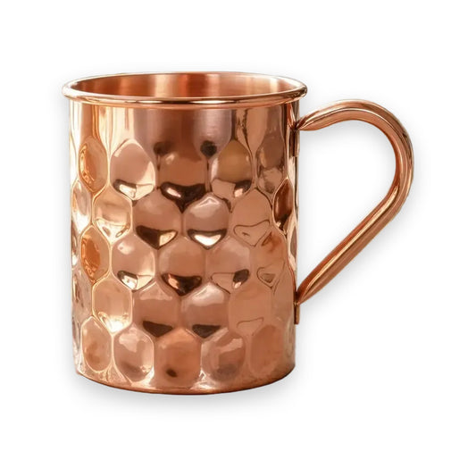 Embossed Copper Mule Mug – 475 ml