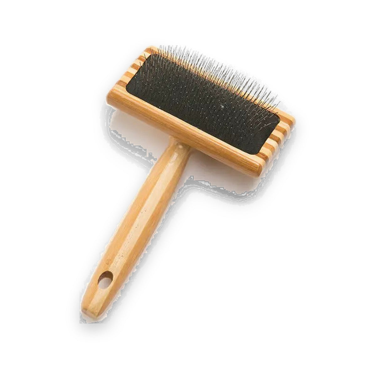 Pet Grooming Brush with Bamboo Handle